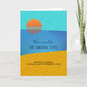 Beach Scene New Home i Florida Kort