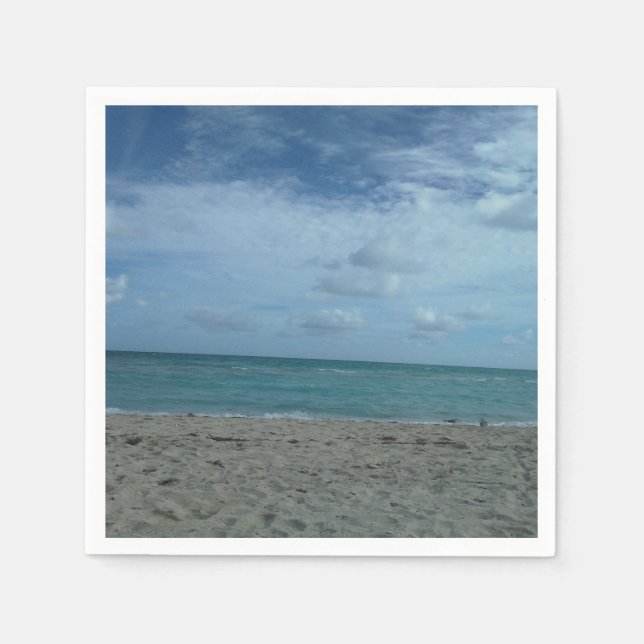 BEACH SCENE PAPPERSSERVETT (Framsidan)
