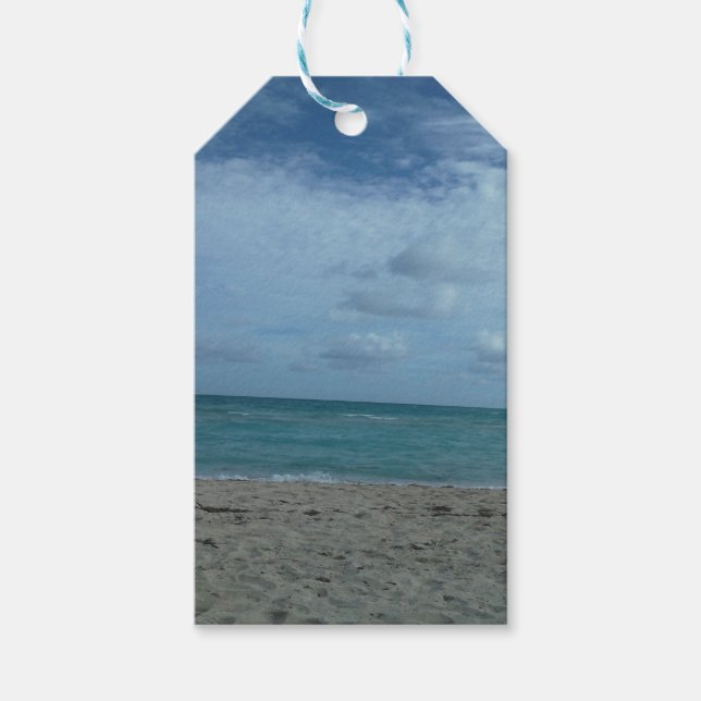 BEACH SCENE PRESENTETIKETT (Framsidan)