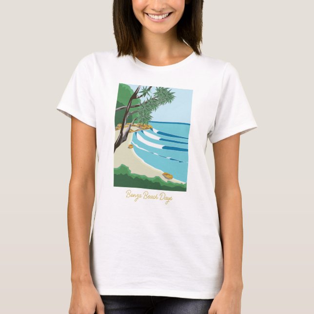 Beach Scene T-Shirt (Framsida)