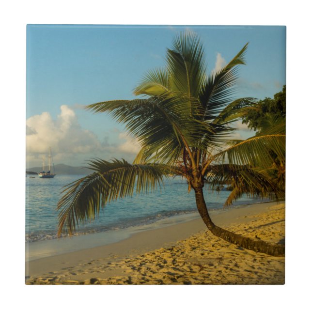 Beach scenisk kakelplatta (Framsidan)