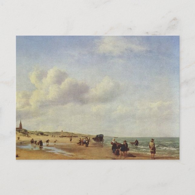 Beach Scheveningen Holland Velde Vykort (Framsida)