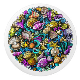 Beach Sea Life 1-fack Knopp