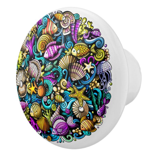 Beach Sea Life 1-fack Knopp (Höger)