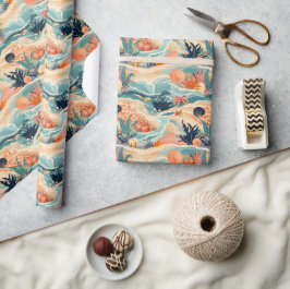 Beach Sea Life Presentpapper