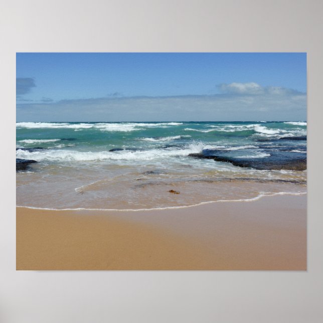 Beach Sea Sand Poster (Framsidan)