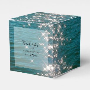 Beach Sea Vatten Sparkles Bröllop Presentaskar