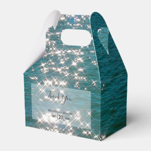 Beach Sea Vatten Sparkles Bröllop Presentaskar