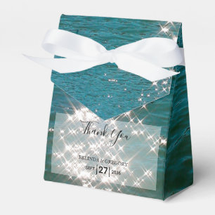 Beach Sea Vatten Sparkles Bröllop Presentaskar