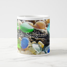 Beach Seaglass Jumbo Large Muggar Sea-glas Mugg