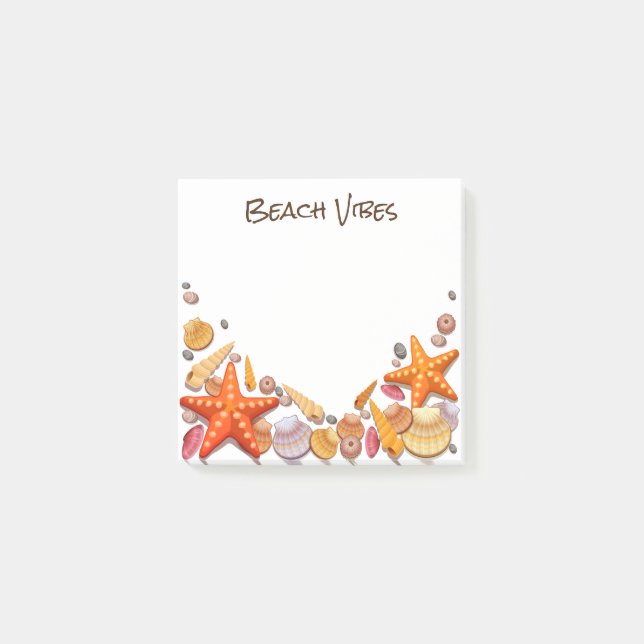 Beach Seashells Post-it Block (Framsida)