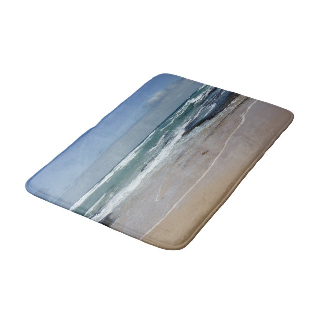 Beach Seashore Memory Foam Bath Mat Badrumsmatta (Vinklad)