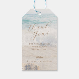 Beach Seaside/Oceanside Wedding  Presentetikett
