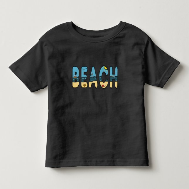 Beach Seaside T Shirt (Framsida)