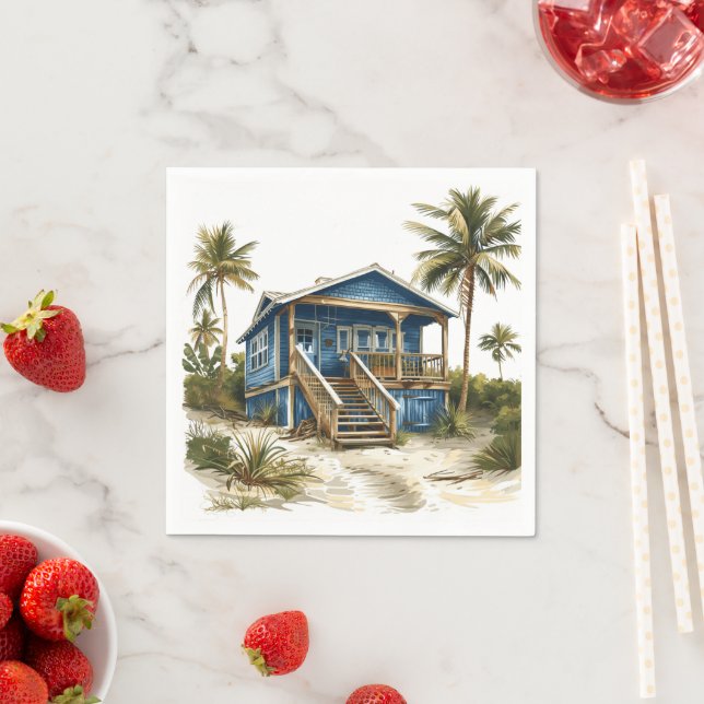 Beach Shack - Hem vid Beach Pappersservett (Insitu)