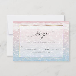 Beach Shimmer Rosa Ocean Vatten OSA kort