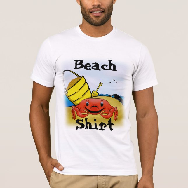 Beach Shirt Manar Basic Bella Canvas T-Shirt (Framsida)