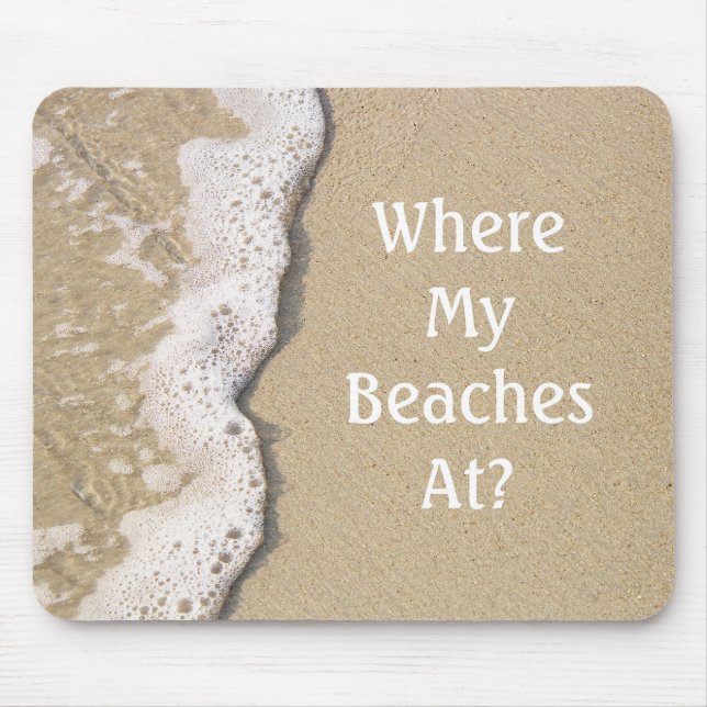 Beach Shore Mousepad Musmatta (Framsidan)