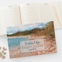 Beach Shore Painting Vacation Rental Guest Bok