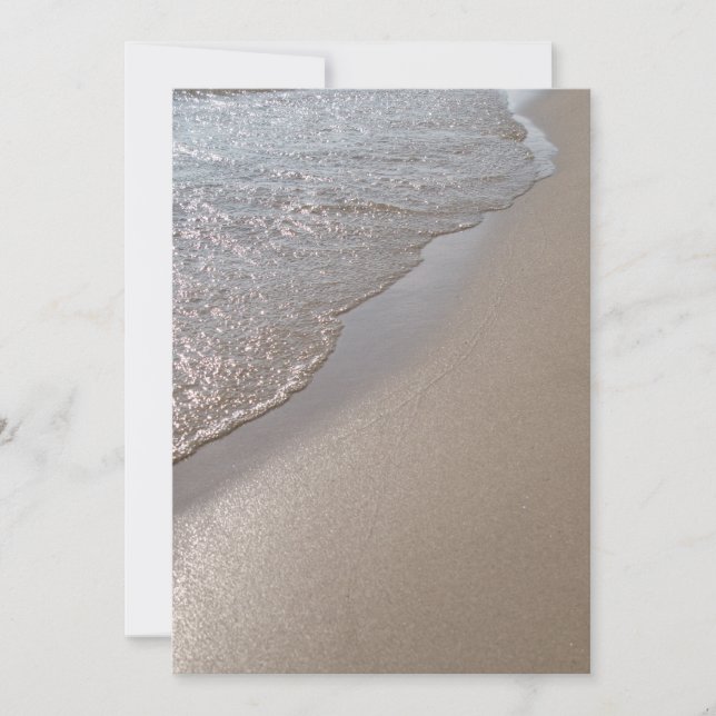 Beach Shoreline-inbjudan Inbjudningar (Framsida)