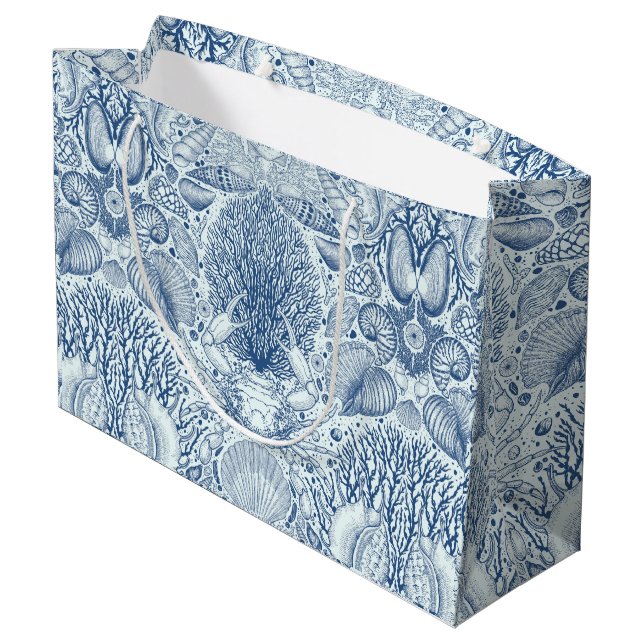 Beach-skatter i blått (Baksidan Vinklad)