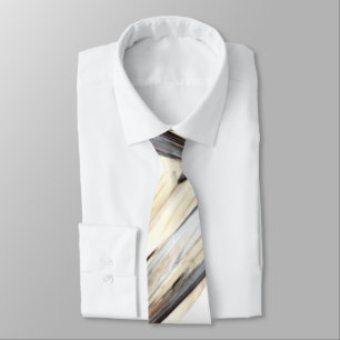 Beach Snäcka Färg Abstrakt Neck Tie Slips