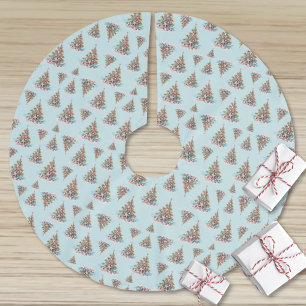 Beach Snäcka Mönster Julgransmatta Borstad Polyester