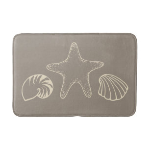 Beach Snäckors Bathroom Matta Bath Mat