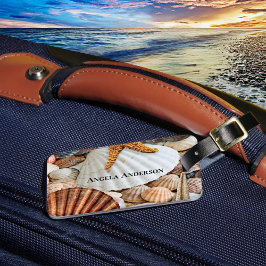 Beach Snäckors Starfish Luggage Tag Bagagebricka