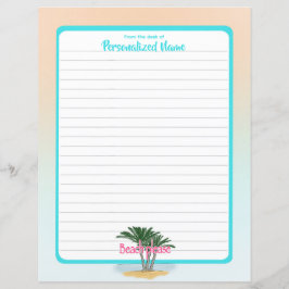 Beach Snälla Borded Lining (Pappra Lakan)