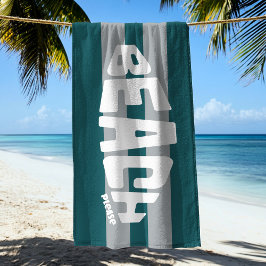 Beach Snälla Philly Football Grönt Beach Towel