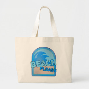 Beach Snälla Roligt Sommarminnen Slogan Jumbo Tygkasse