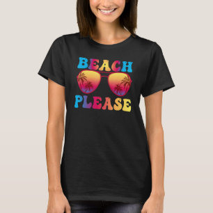 Beach Snälla Sunglasses Hawaii Beach Hej Summer T Shirt