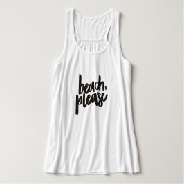 Beach Snälla T-Shirt Linne Med Racerback