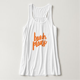 Beach Snälla T-Shirt Linne Med Racerback