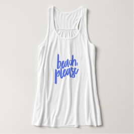 Beach Snälla T-Shirt Linne Med Racerback
