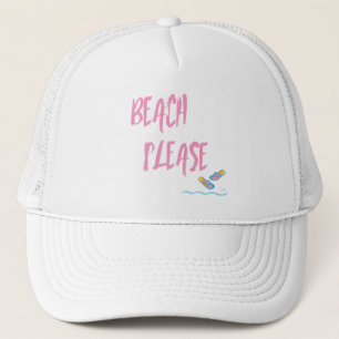 Beach Snälla Tropical Summer Vacation Coola Rosa Keps