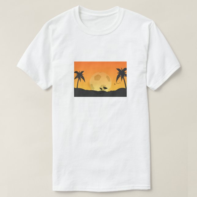 Beach Soccer World Sun T Shirt (Design framsida)