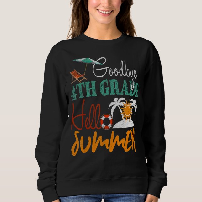 Beach Sol-dagen i Lycklig, senast 4 Klass T Shirt (Framsida)