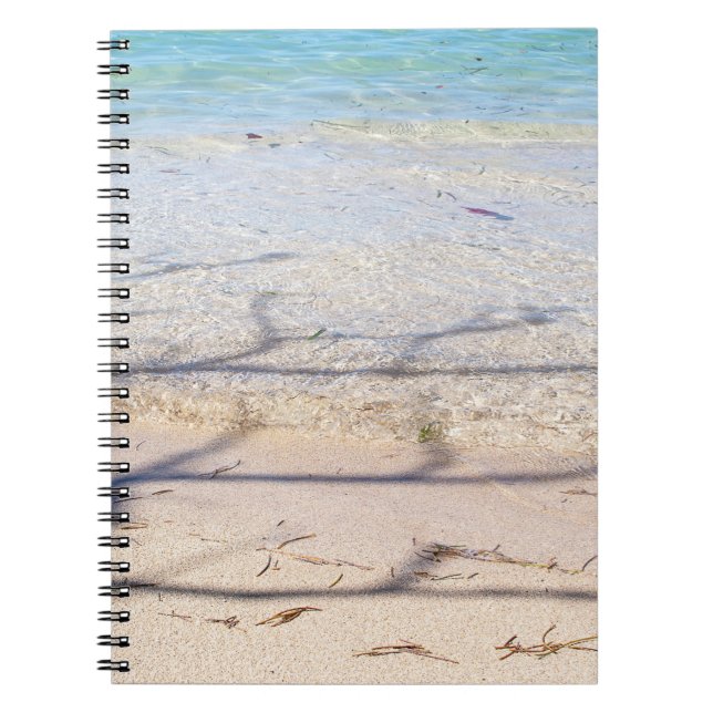 Beach Spiral Photo Notebook Anteckningsbok (Framsidan)