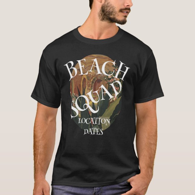 BEACH SQUAD 2031 2032 2033 2034 2042 2043 2044 T SHIRT (Framsida)