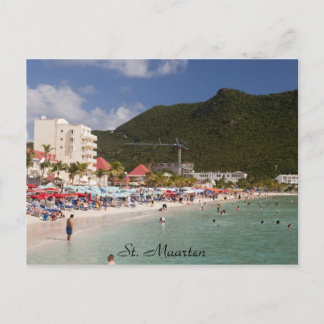Beach St. Maarten, St. Maarten Vykort