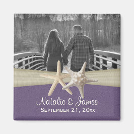 Beach Starfish Photo Magnet