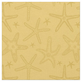 Beach Starfish Sea Stars Sand Färgad Coastal Tyg