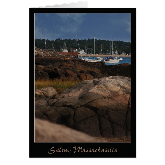 Beach Sten Hälsningskort (Framsidan)