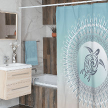 Beach Stil Turtle och Mandala Coastal Maritime