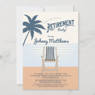 Beach-stol pension party inbjudningar
