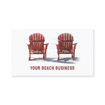 Beach-stolar Brown White Rustic
