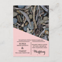 Beach Stones Driftwood Bröllop