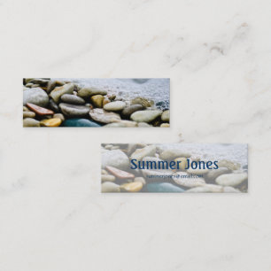 Beach Stones Mini Visitkort